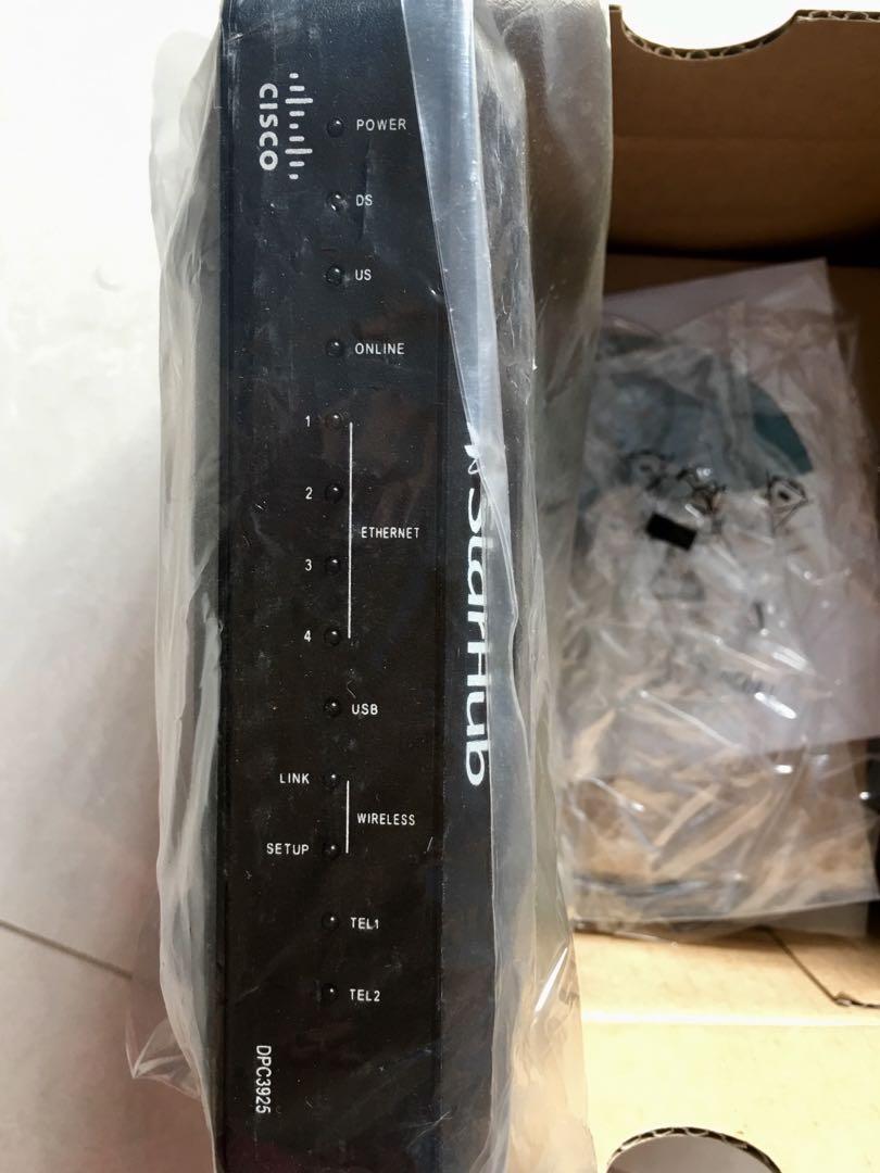 Starhub Modem Router StarHub Cisco modem, Computers & Tech, Parts & Accessories, Networking ...
