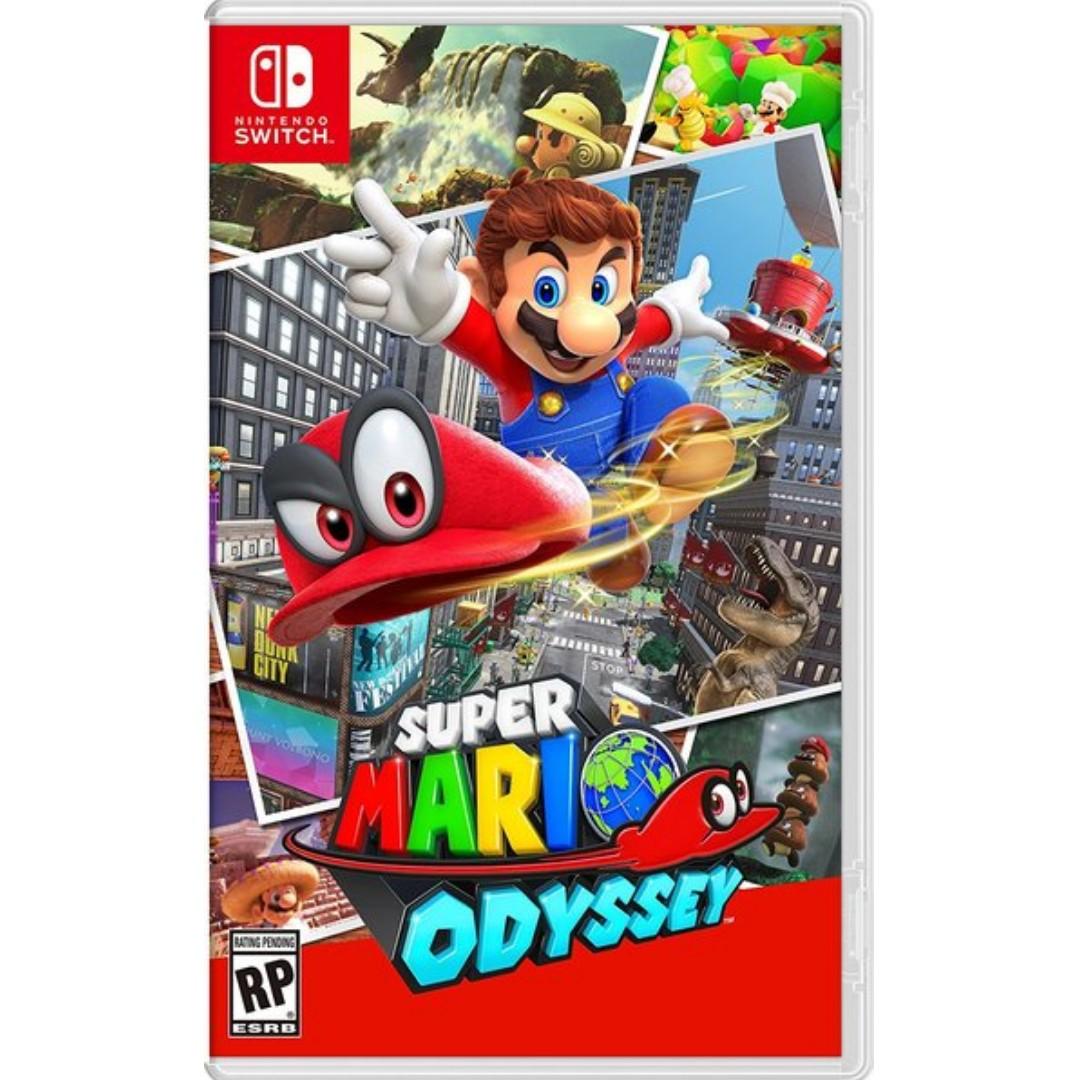Pre owned super mario odyssey clearance