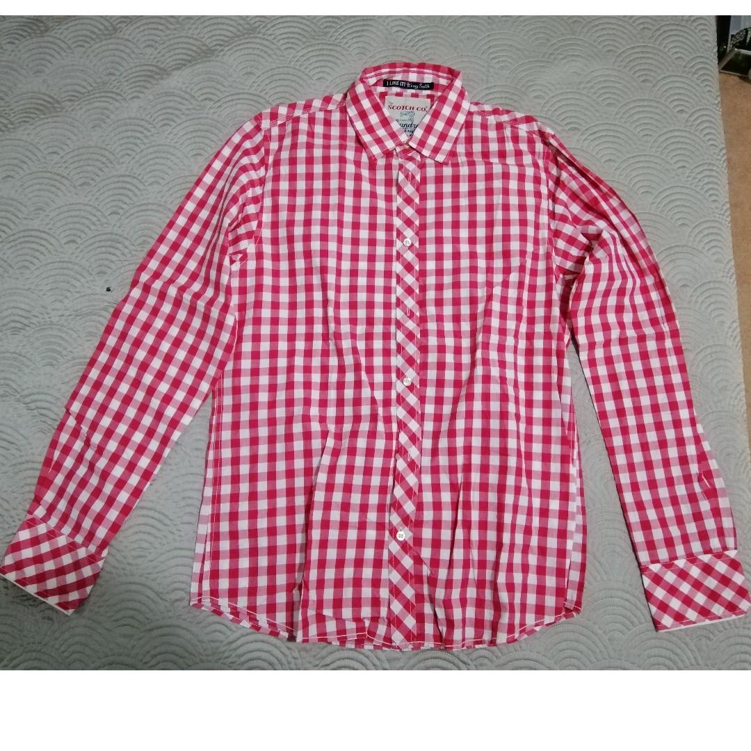 chequered shirt dress