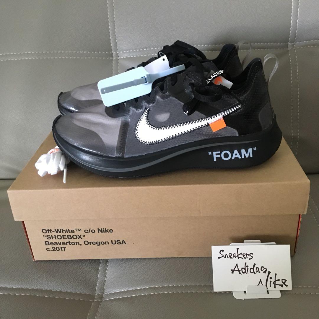 off white zoom fly black legit check