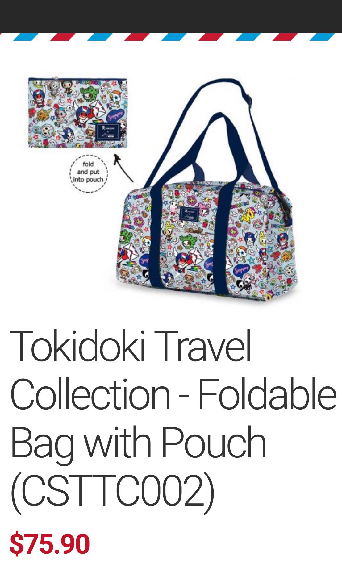 tokidoki travel bag