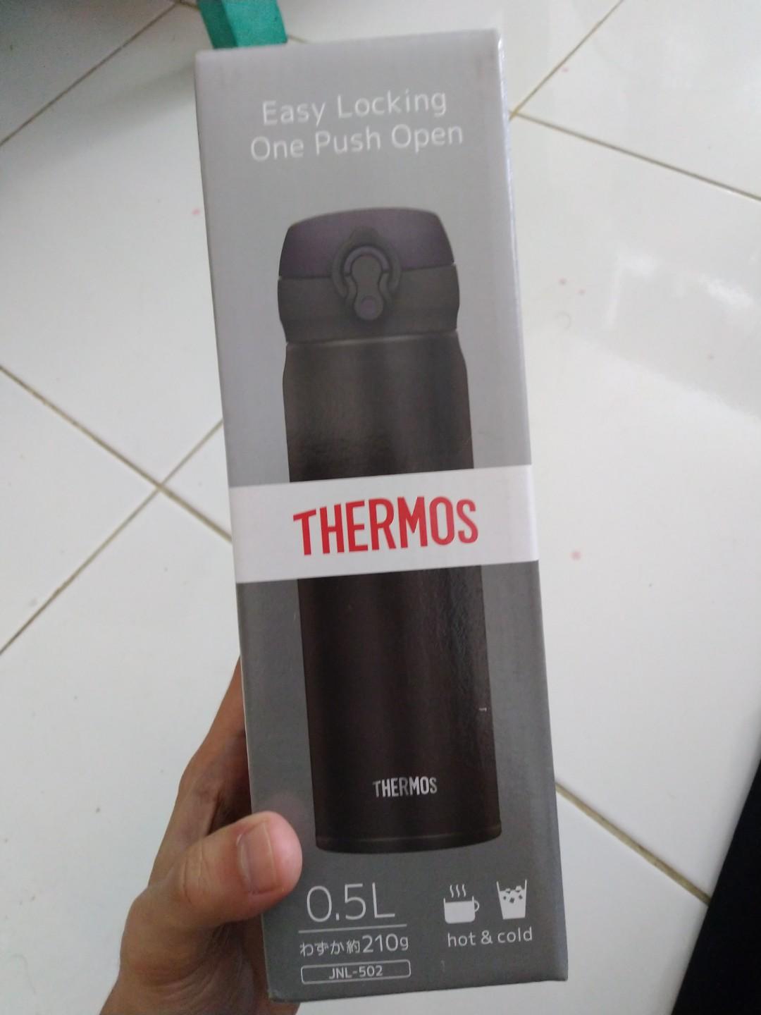 Tumbler Thermos JNL 502 Black 500ML, Kitchen & Appliances di Carousell