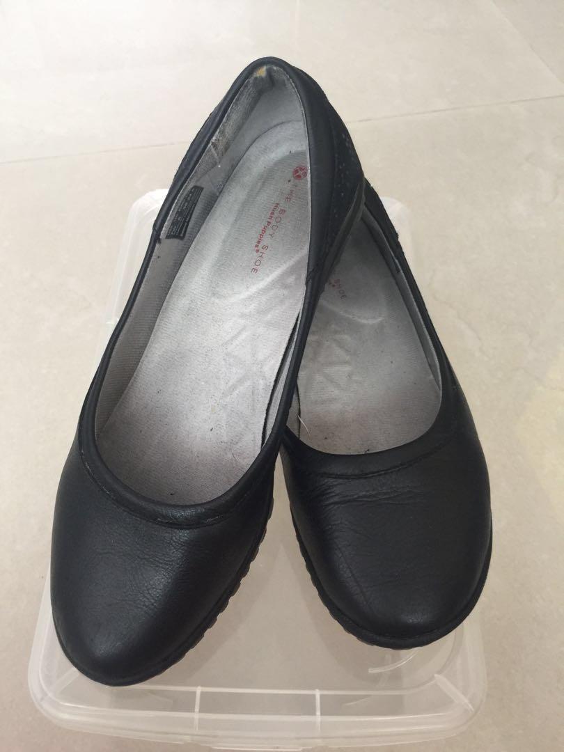 Used Hush Puppies The Body Shoe Black 