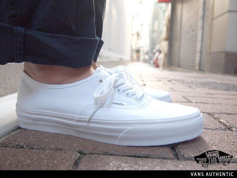 Vans All White Vans White True Vans Gumsole