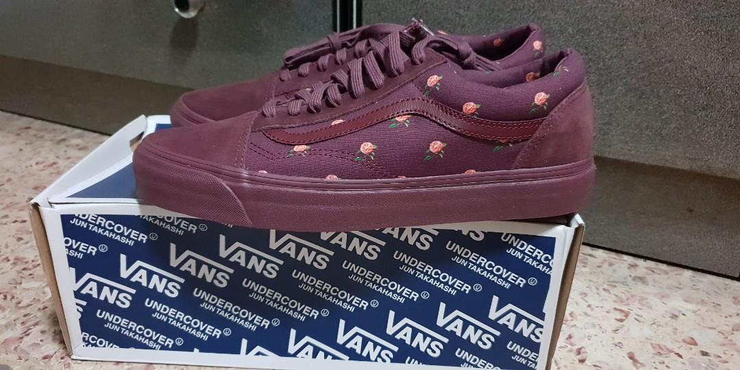 vans old skool burgundy