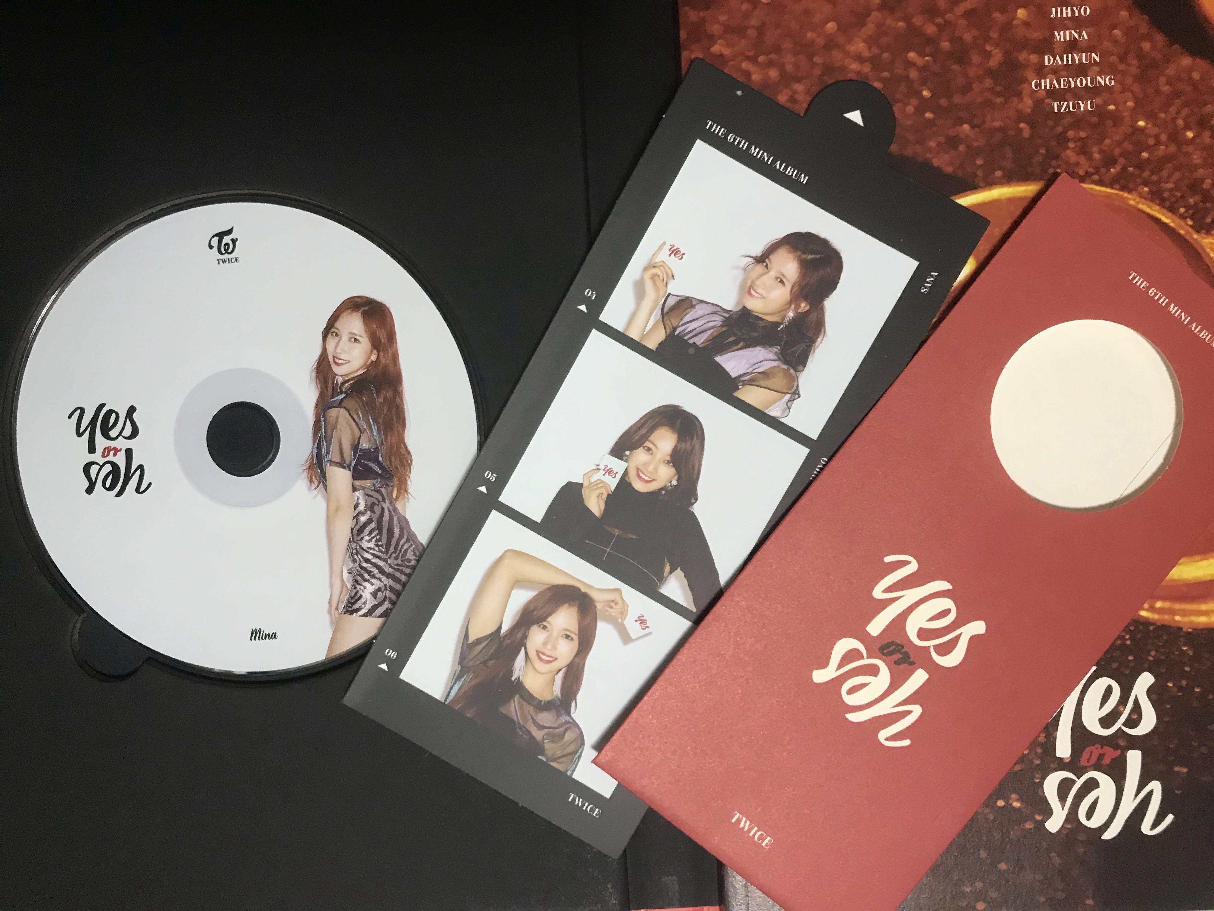 Wts Twice Yes Or Yes Mina Cd Hobbies Toys Memorabilia Collectibles K Wave On Carousell