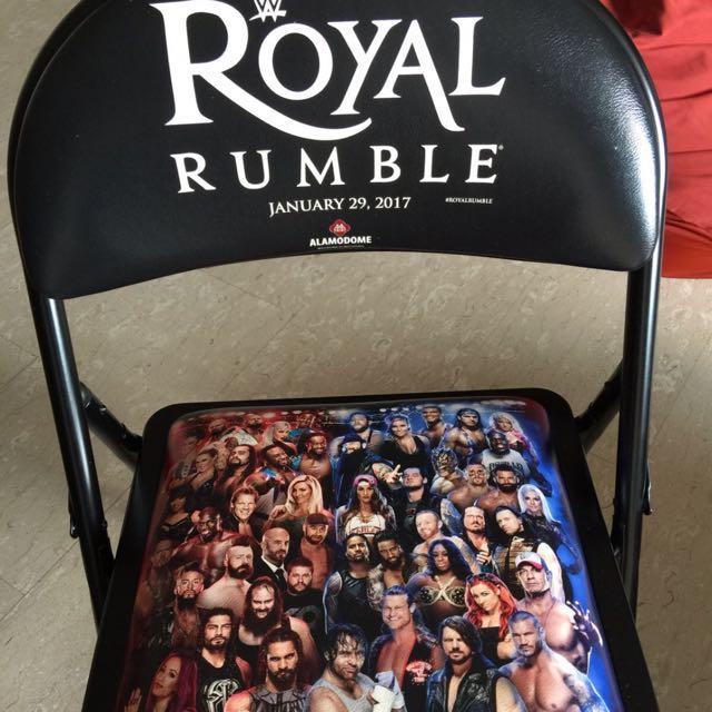 WWE Royal Rumble Wrestlemania 2017 Brand New Chair Seth Rollins Finn Balor John Cena AJ Styles