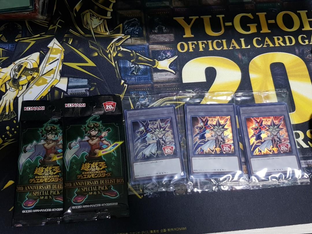 6 Cards Yu Gi Oh Yugioh 20th Anniversary Duelist Box Special Pack Yuya New - new yugioh game roblox 2019