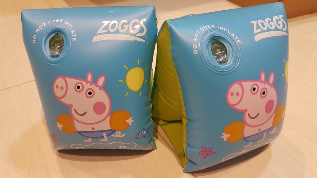 zoggs peppa pig armbands