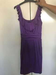purple party dress