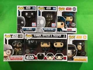 Funko Pop Star Wars Bundle deal only