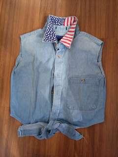 Crop top american jeans