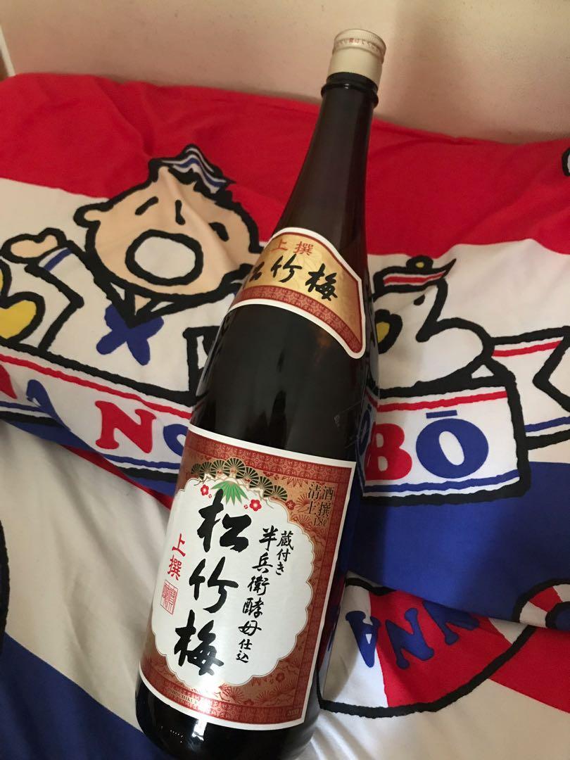 上撰松竹梅清酒1.8L, 嘢食& 嘢飲, 酒精飲料- Carousell