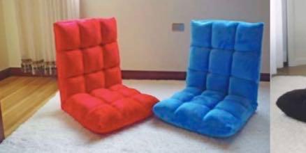 1 Pc Yellow Left Foldable Cushion Chair Furniture Tables