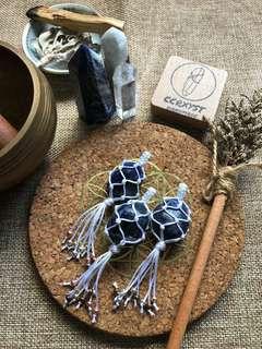 Sodalite Macrame Wrap