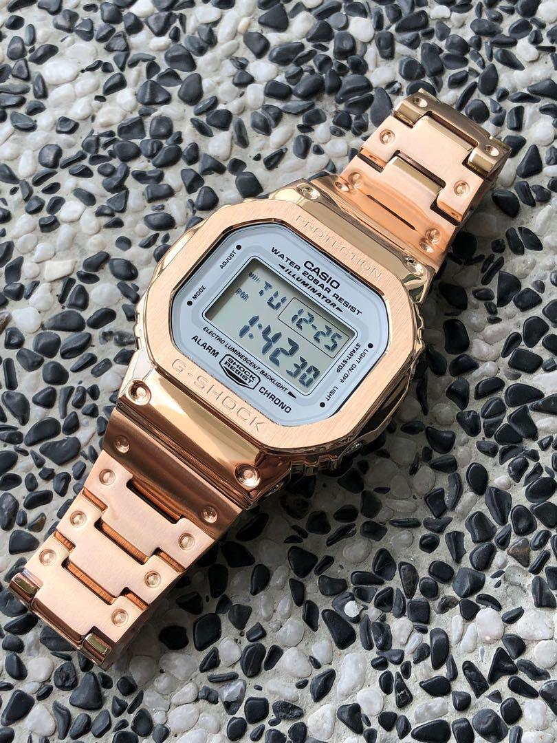 G shock metallic new arrivals rose gold