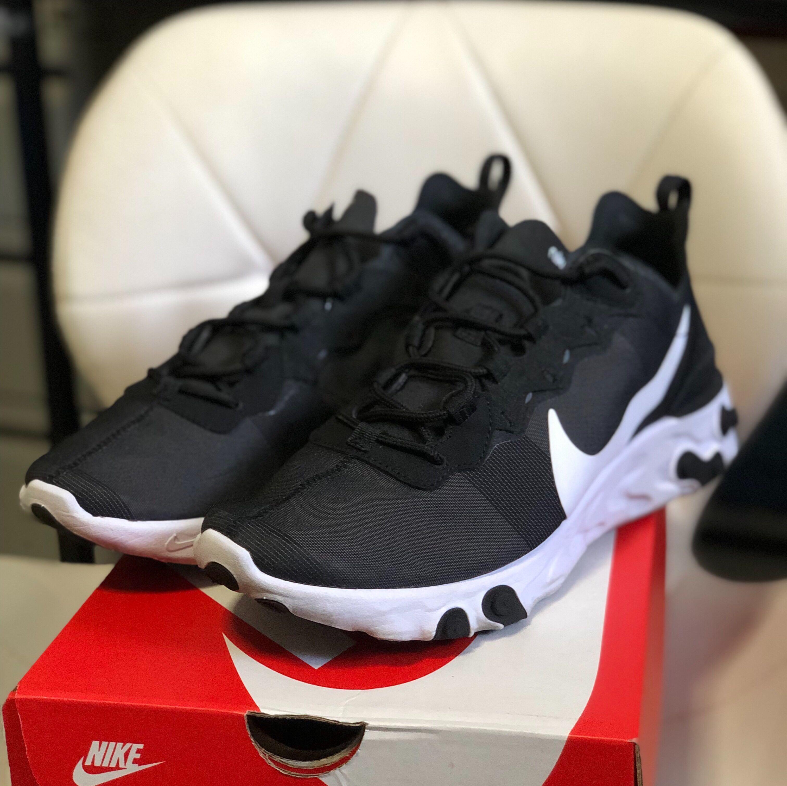 React element black best sale white