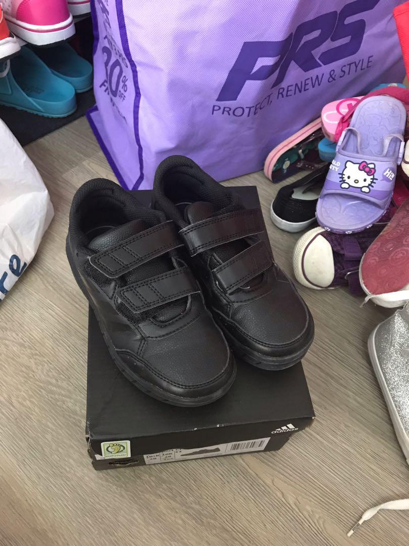 Adidas black school shoes, Babies 