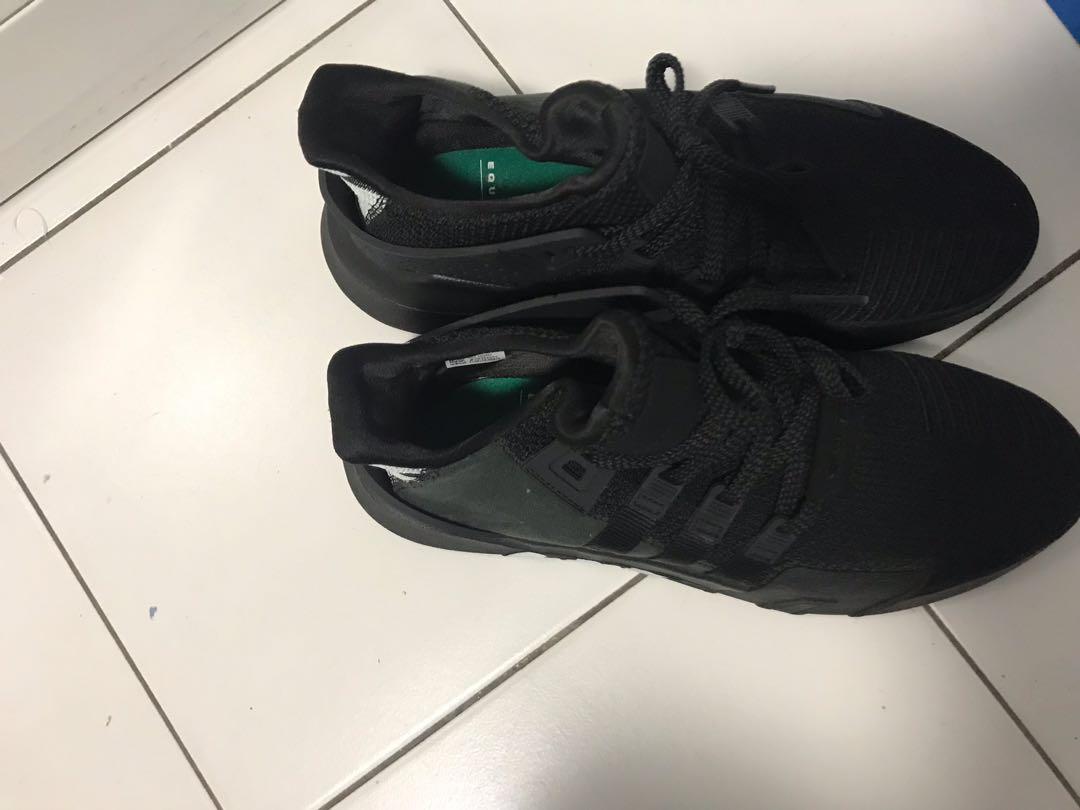adidas originals eqt bask adv sneakers in black aq113
