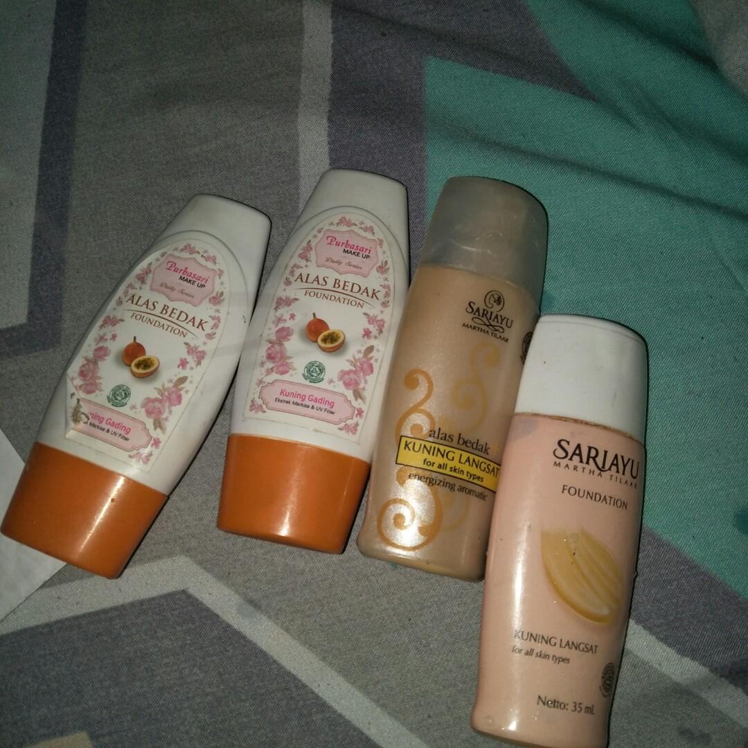 Alas Bedak Sariayu Dan Purbasari Kesehatan Kecantikan Rias Wajah Di Carousell