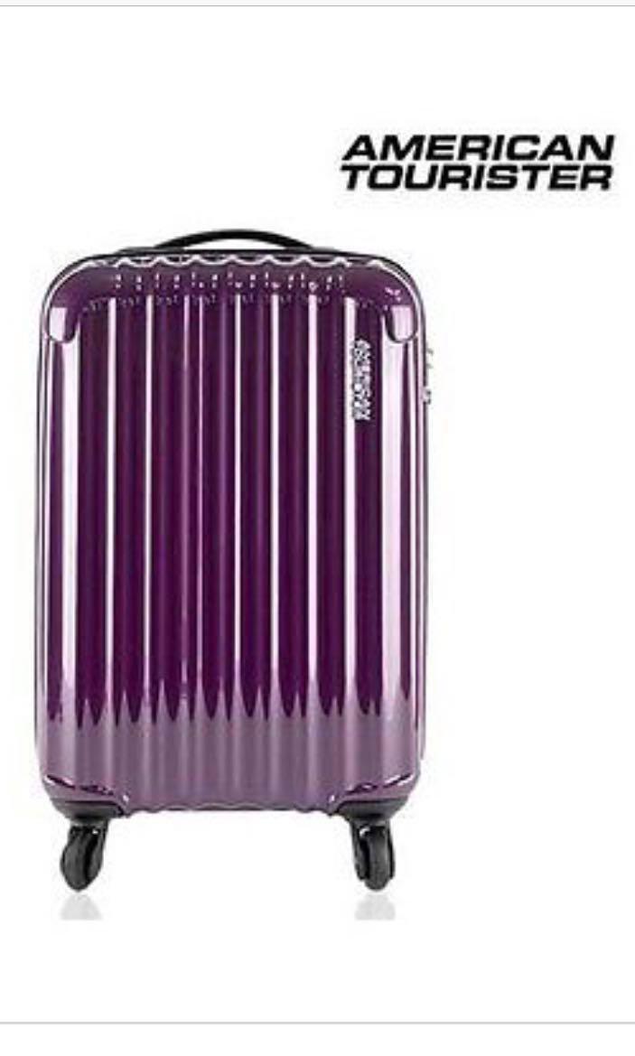 American tourister purple suitcase Sale