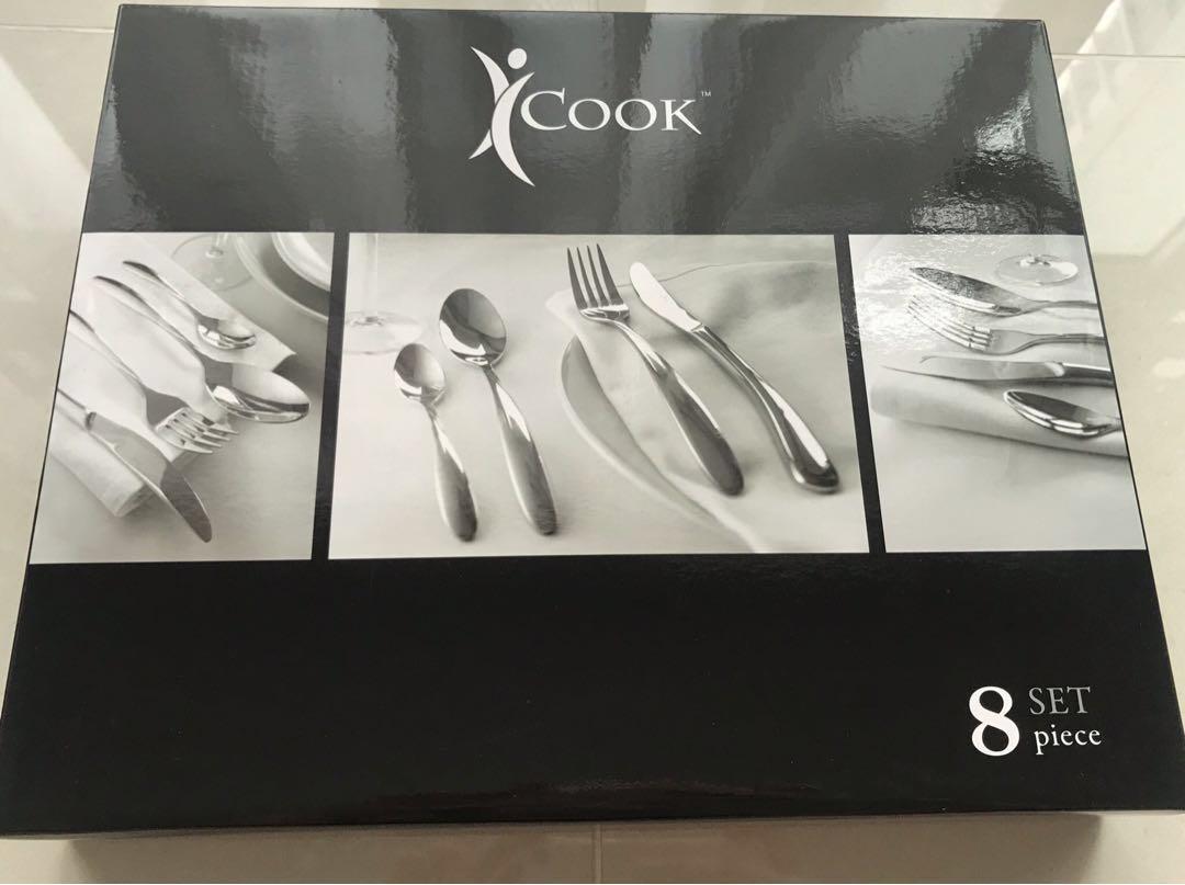 Amway icook stainless steel 8pc cutlery set, Furniture & Home Living ...