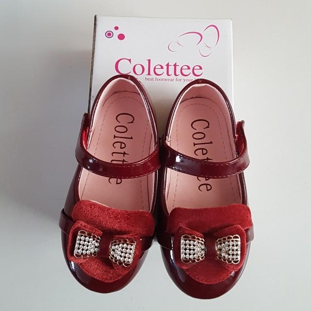 baby girl red shoes size 3