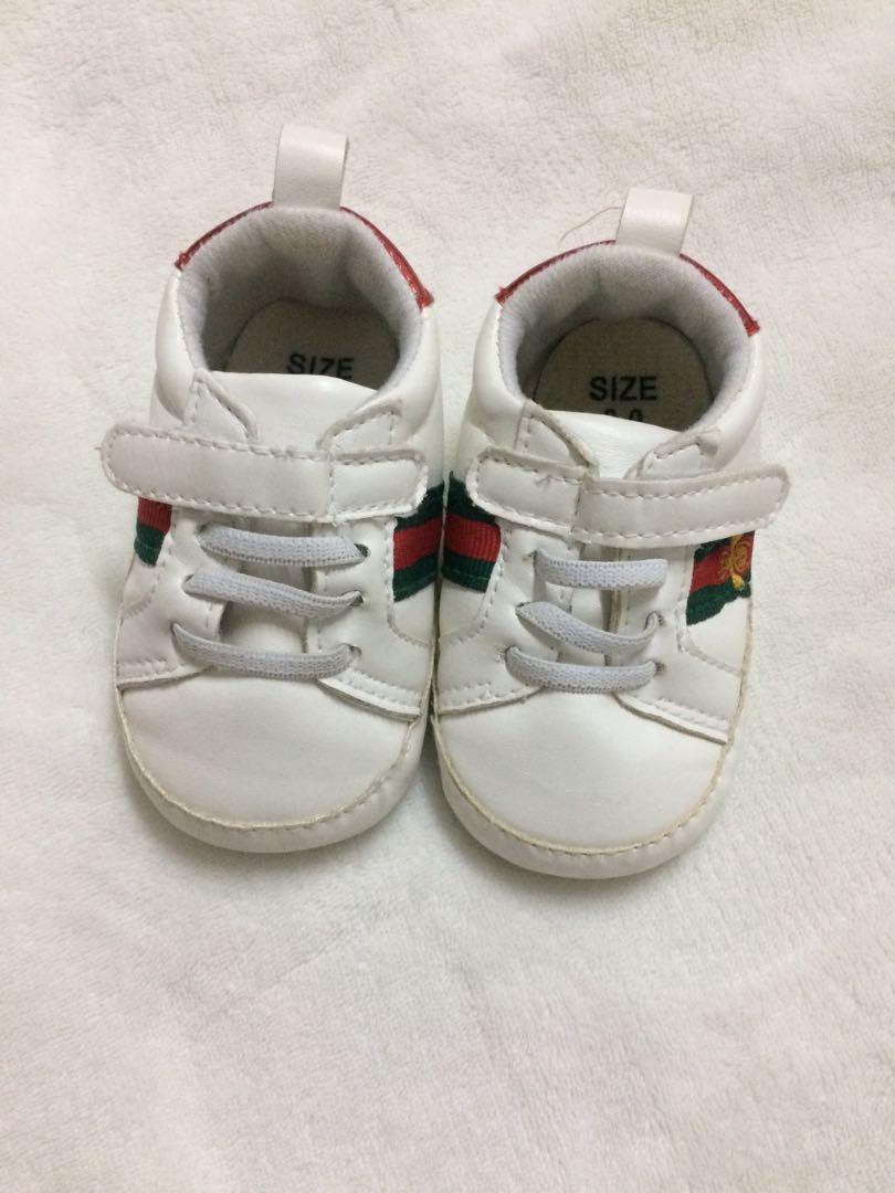 Gucci inspired on sale baby shoes