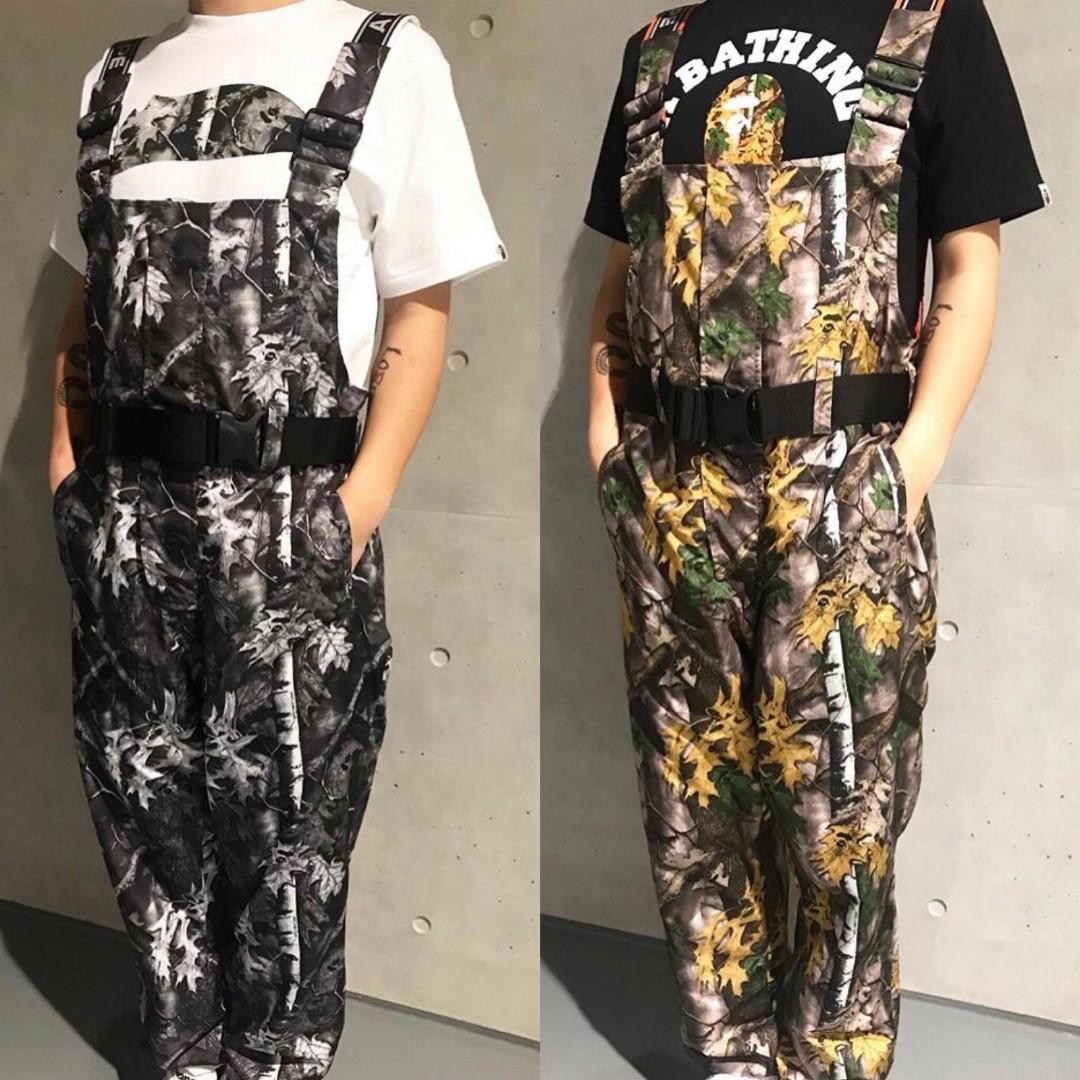 APE BAPE FOREST CAMO っぽく OVERALL オーバーオール エイプ