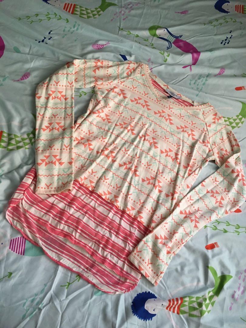 Bershka longsleeves top (BSK Collection) (Category: Longsleeves) located in Cebu City. Submitted by bashas_cl0set (Listing ID 208247689, Image 1). Description: ideal for cold weather like 2 shirts in 1 top .