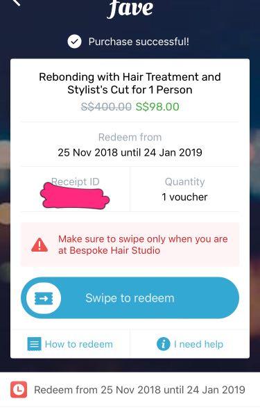 Bespoke Hair Studio Fave Voucher - Rebonding, Beauty & Personal Care, Hair on Carousell Bespoke Hair Studio Fave Voucher - Rebonding, Beauty & Personal Care, Hair on Carousell