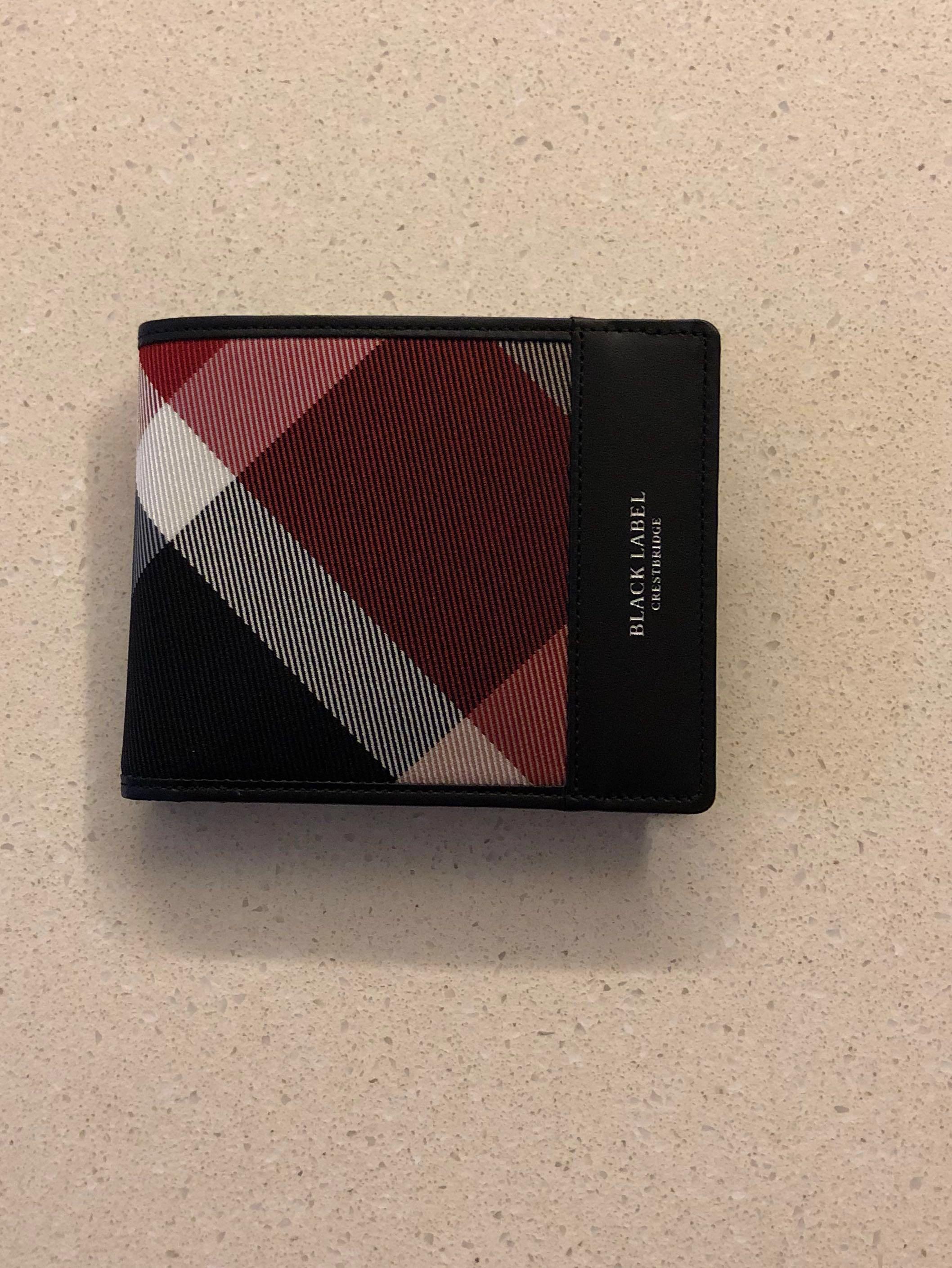 Black Label Crestbridge Men Wallet BNIB