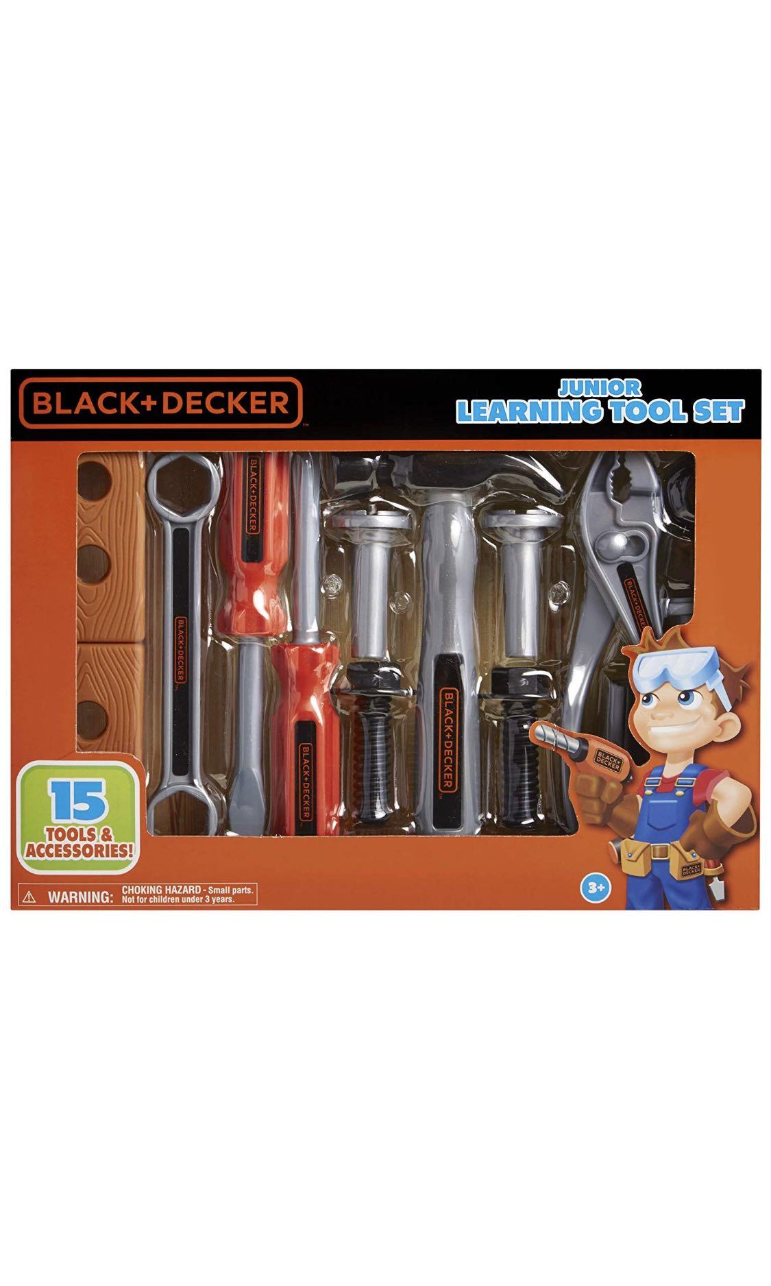 black and decker junior fun tool set