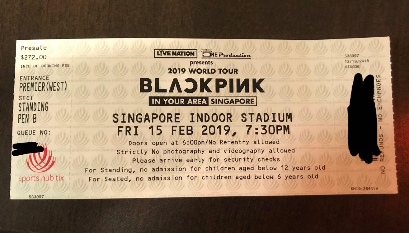 Blackpink Concert Tickets blackpink reborn 2020
