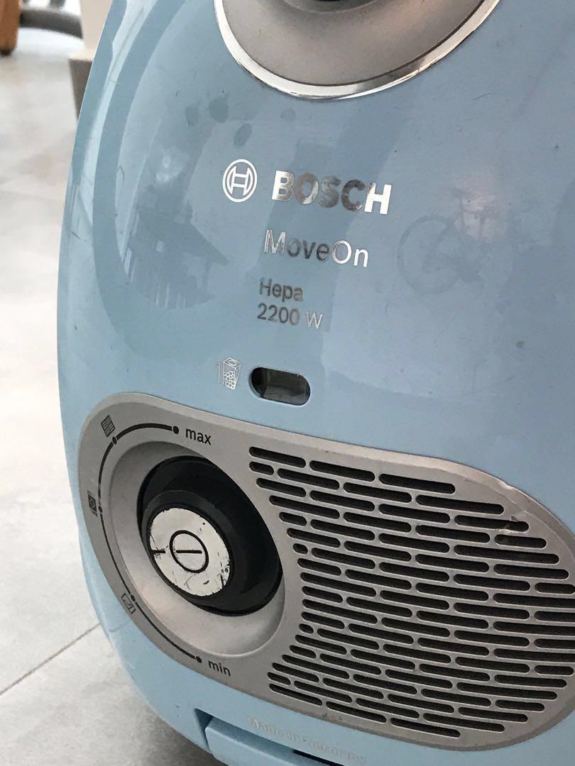 Bosch Vacuum Cleaner (MoveOn, Hepa 2200W), TV & Home Appliances, Vacuum