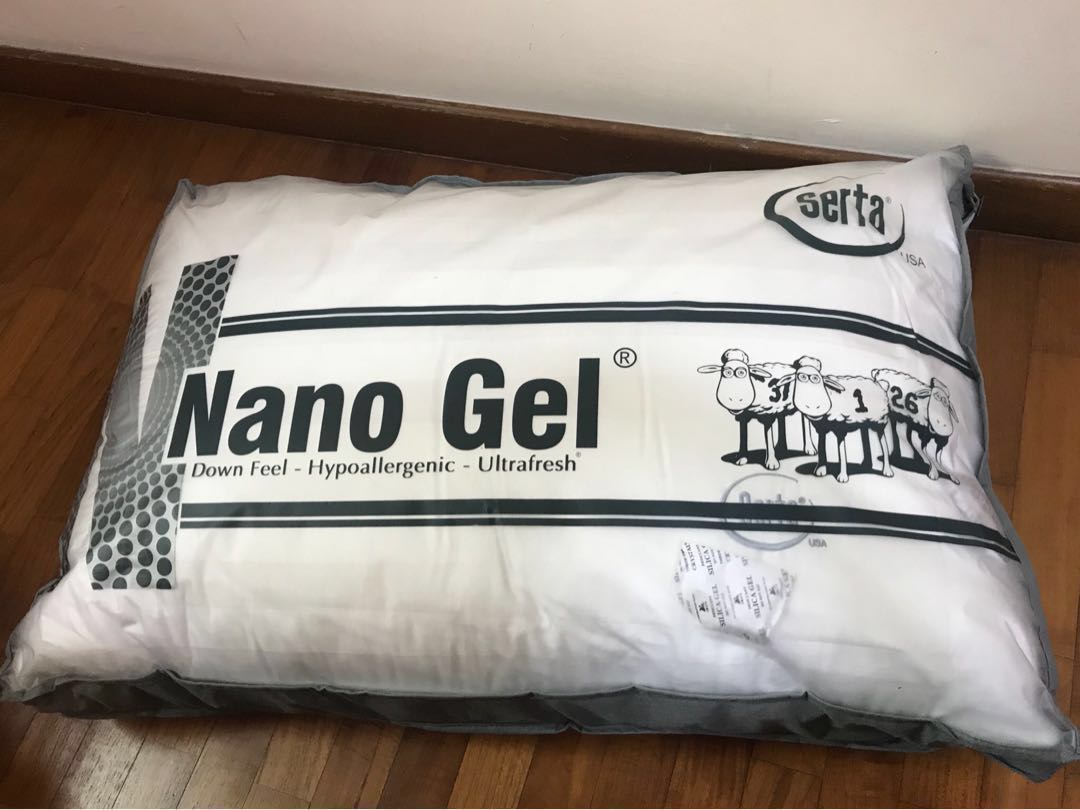 Brand new Branded SERTA nano gel Pillow, Babies & Kids, Bathing