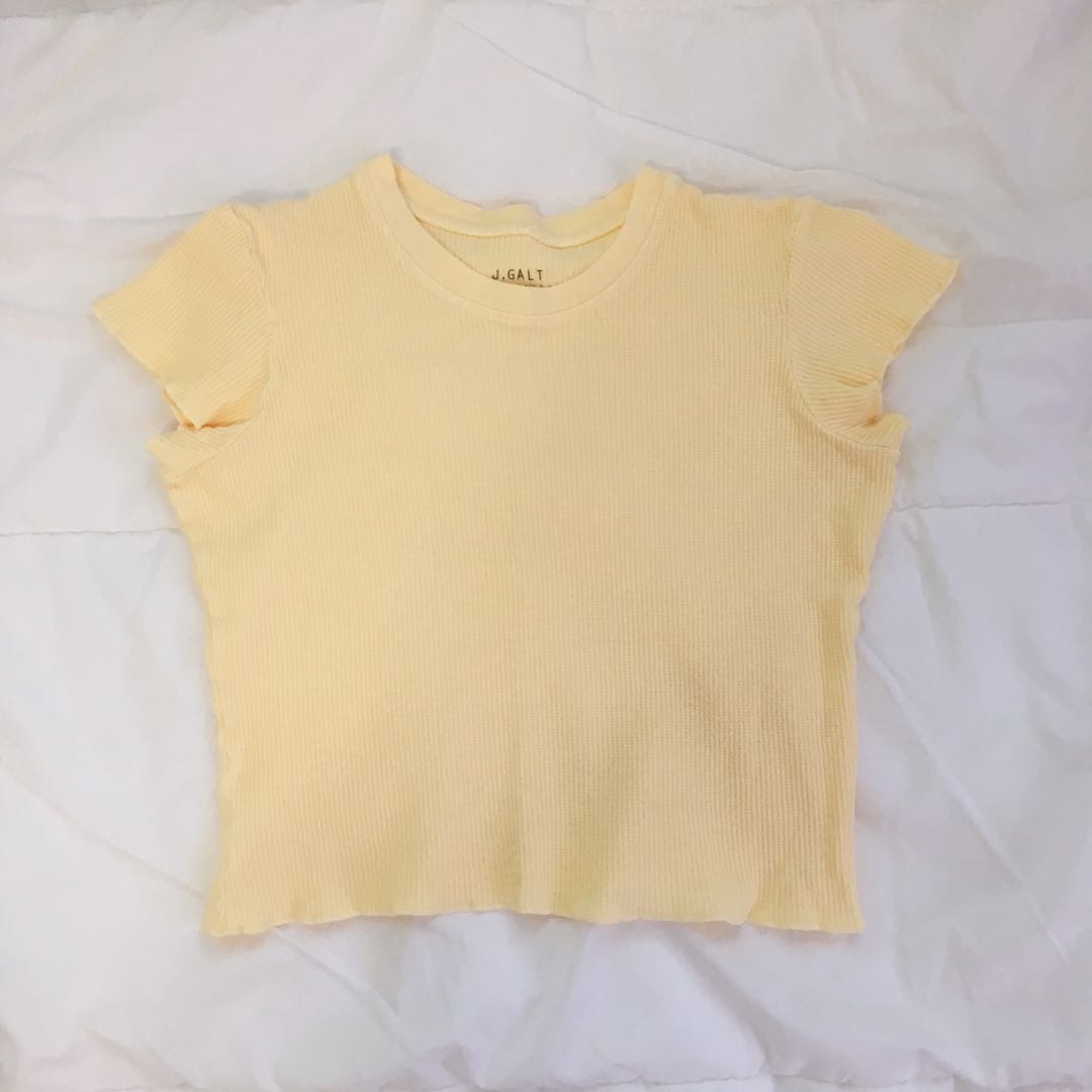 Brandy Melville Pale Yellow Lizzy 