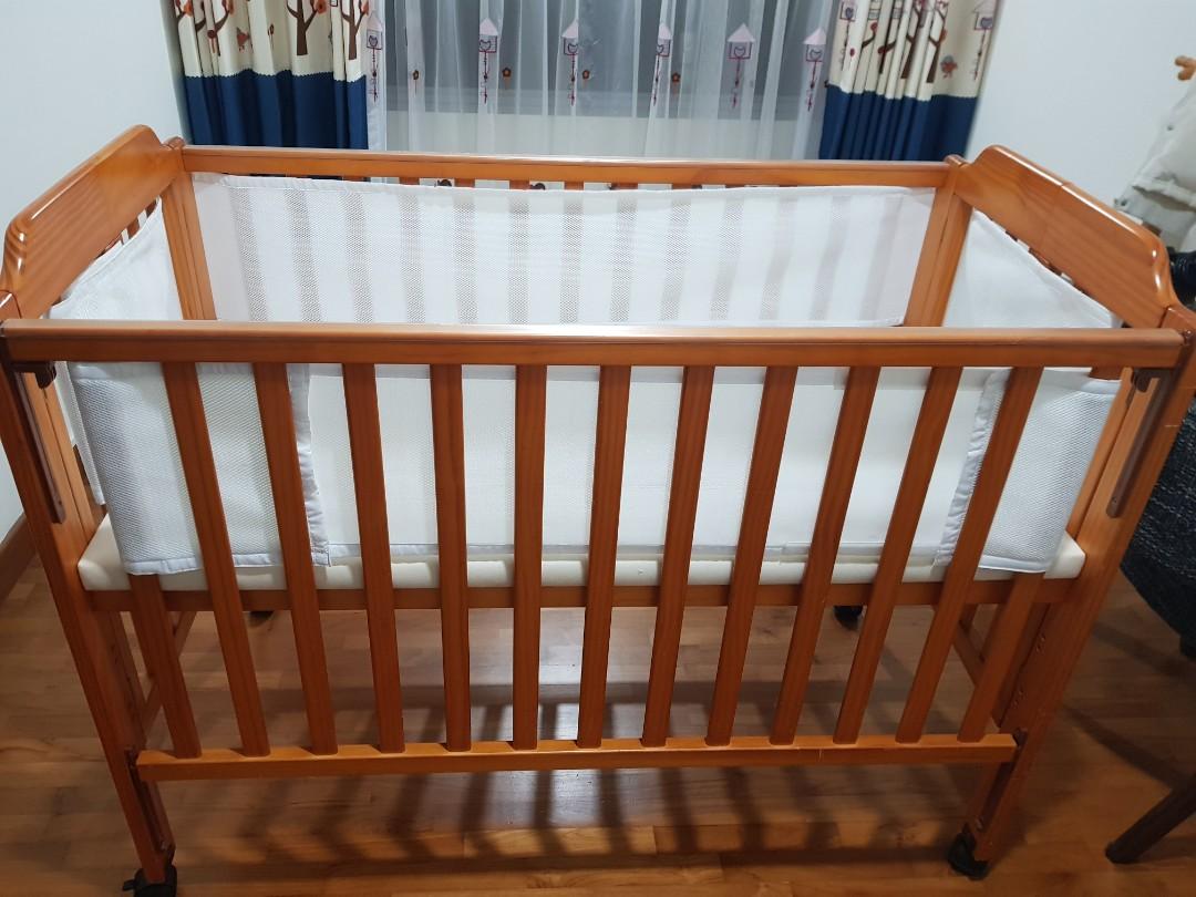 Breathablebaby Airflow Classic Mesh Crib Liner White Babies