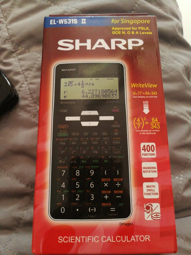 Calculator Sharp El W531s Ii Electronics Others On Carousell