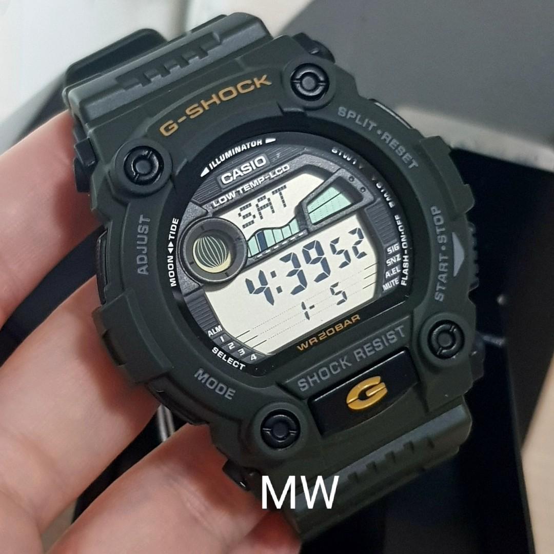 Mens green g shock watch on sale
