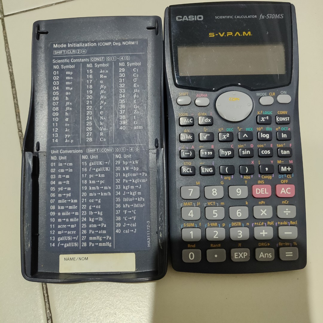 Casio Scientific Calculator Fx 570ms - 