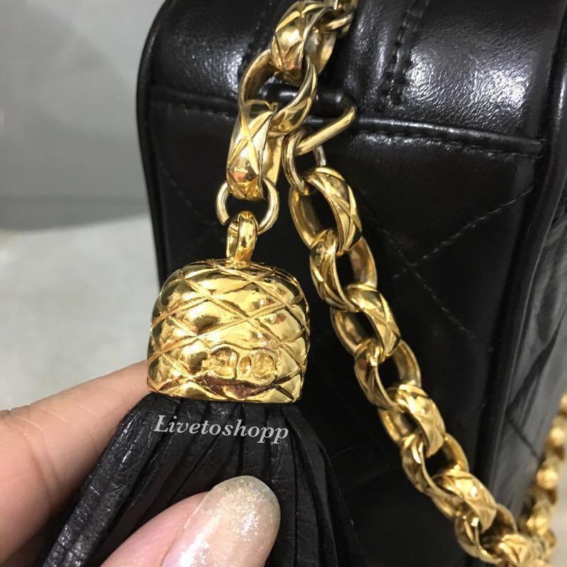 Chanel Camera Bag with 24k Gold Plated Tassel and Bijoux Chain, Women's  Fashion, Bags & Wallets, Cross-body Bags on Carousell