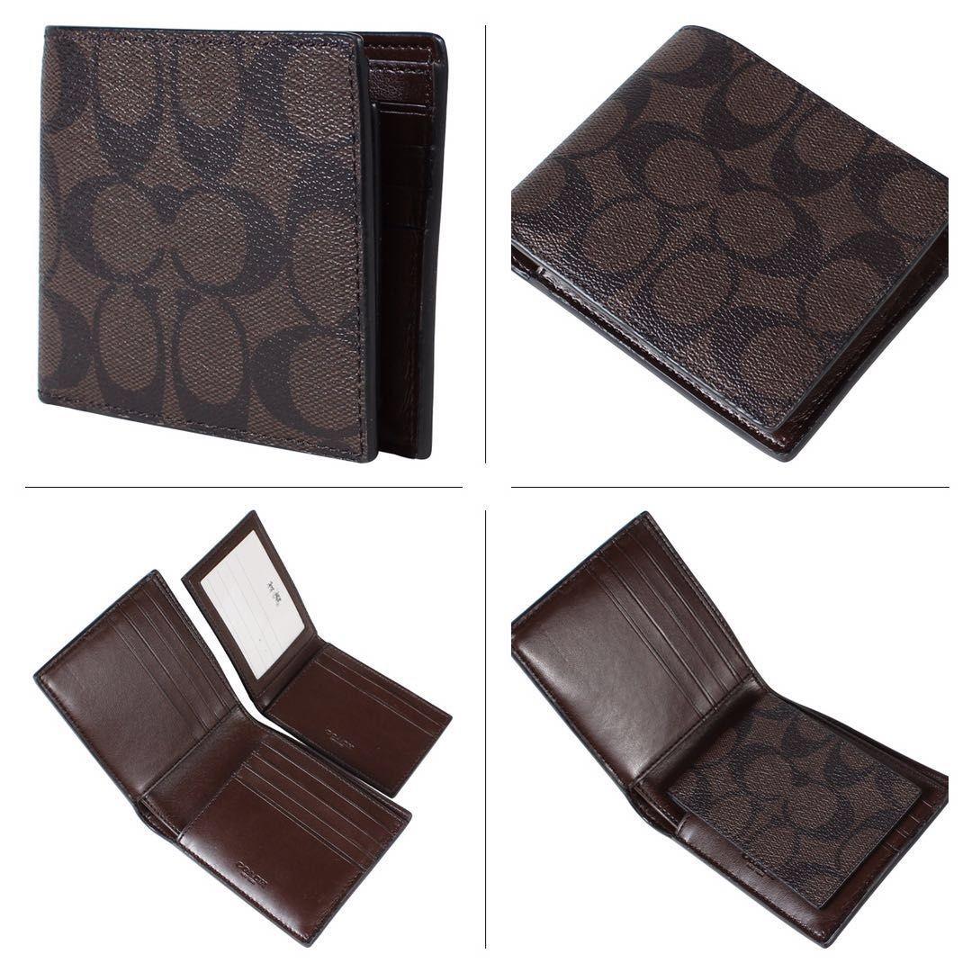 Coach mens bifold wallet clearance