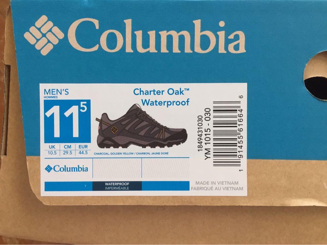 charter oak waterproof columbia