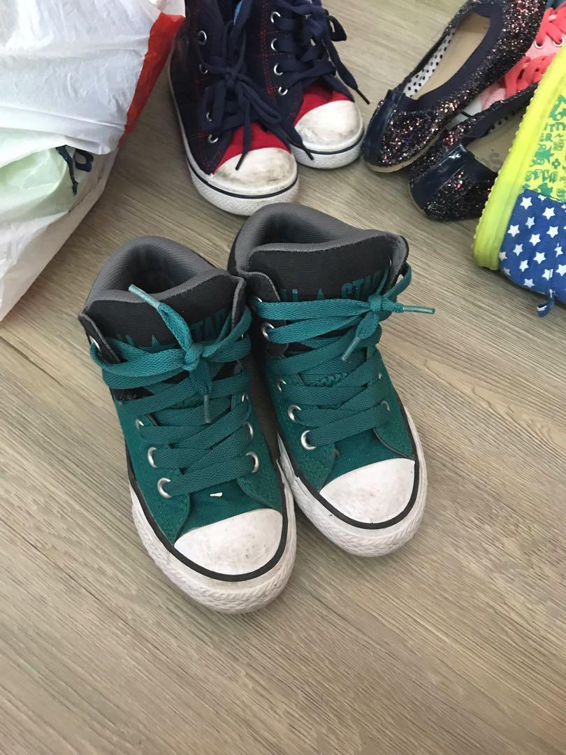 converse kids turquoise