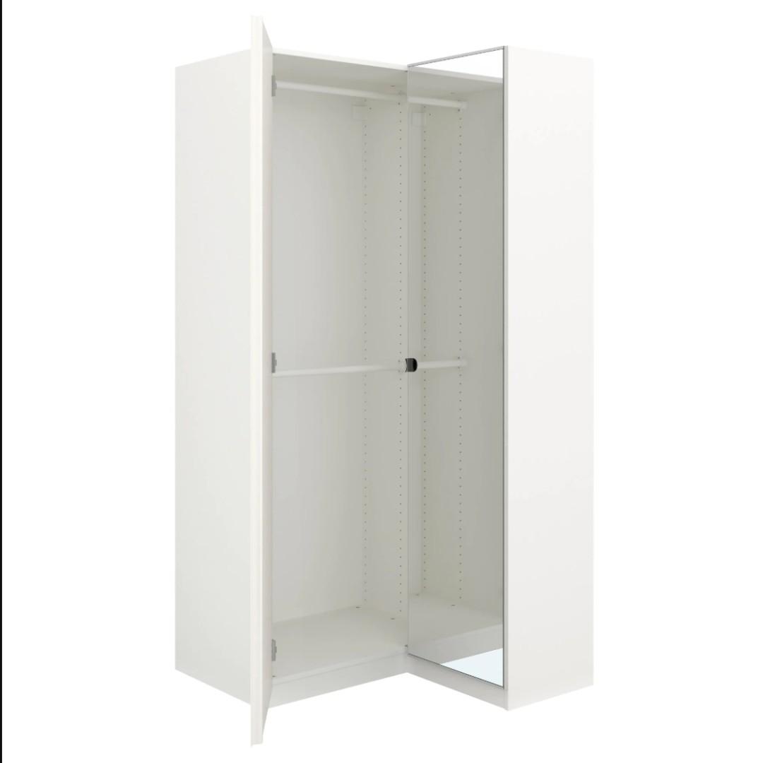 Corner Wardrobe Ikea Pax Home Furniture Furniture On Carousell