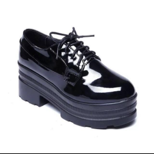 Shoes black platform clearance