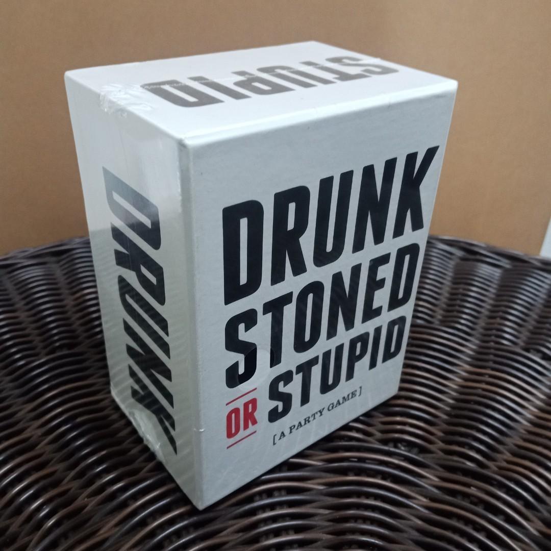 DRUNK STONED OR STUPID (A Party Game Card), Hobbies &
