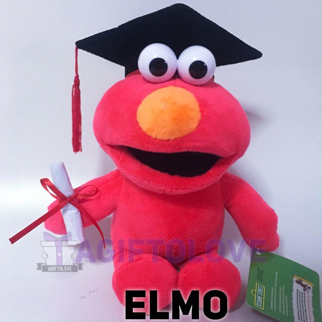 Elmo Graduation Plush Gift Set, Toys & Collectibles, Toys, Plushies ...