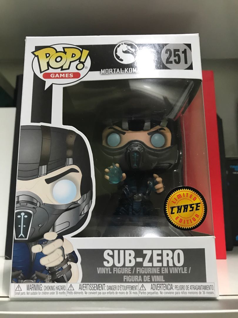 Funko Pop Sub-Zero Chase Edition,Mortal 